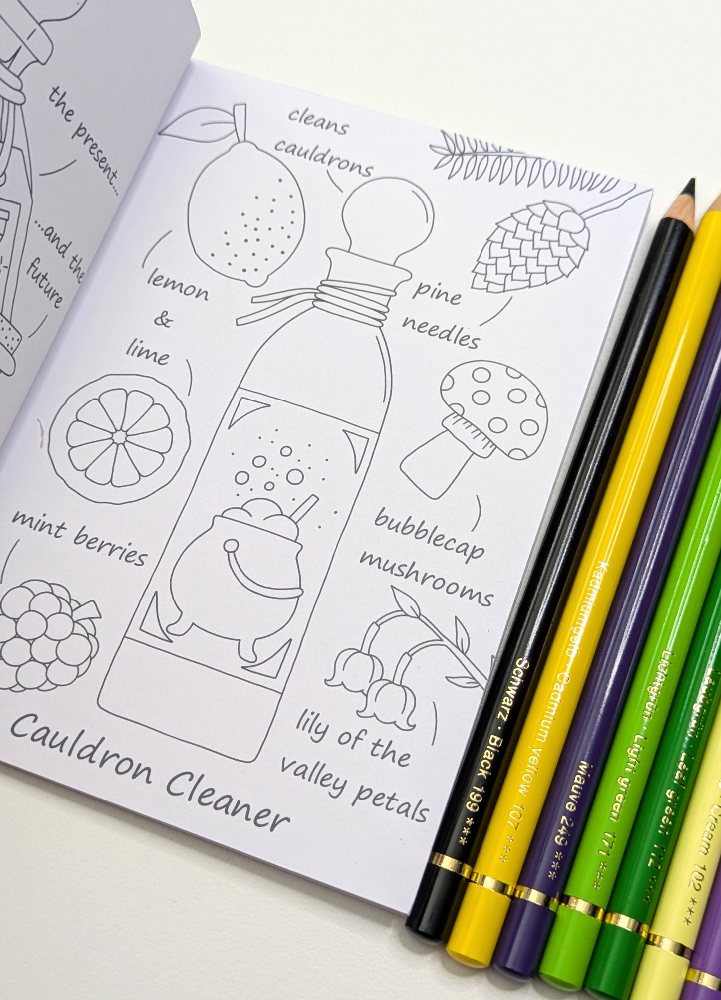 Little Book Of Potions - A Mini Colouring Adventure